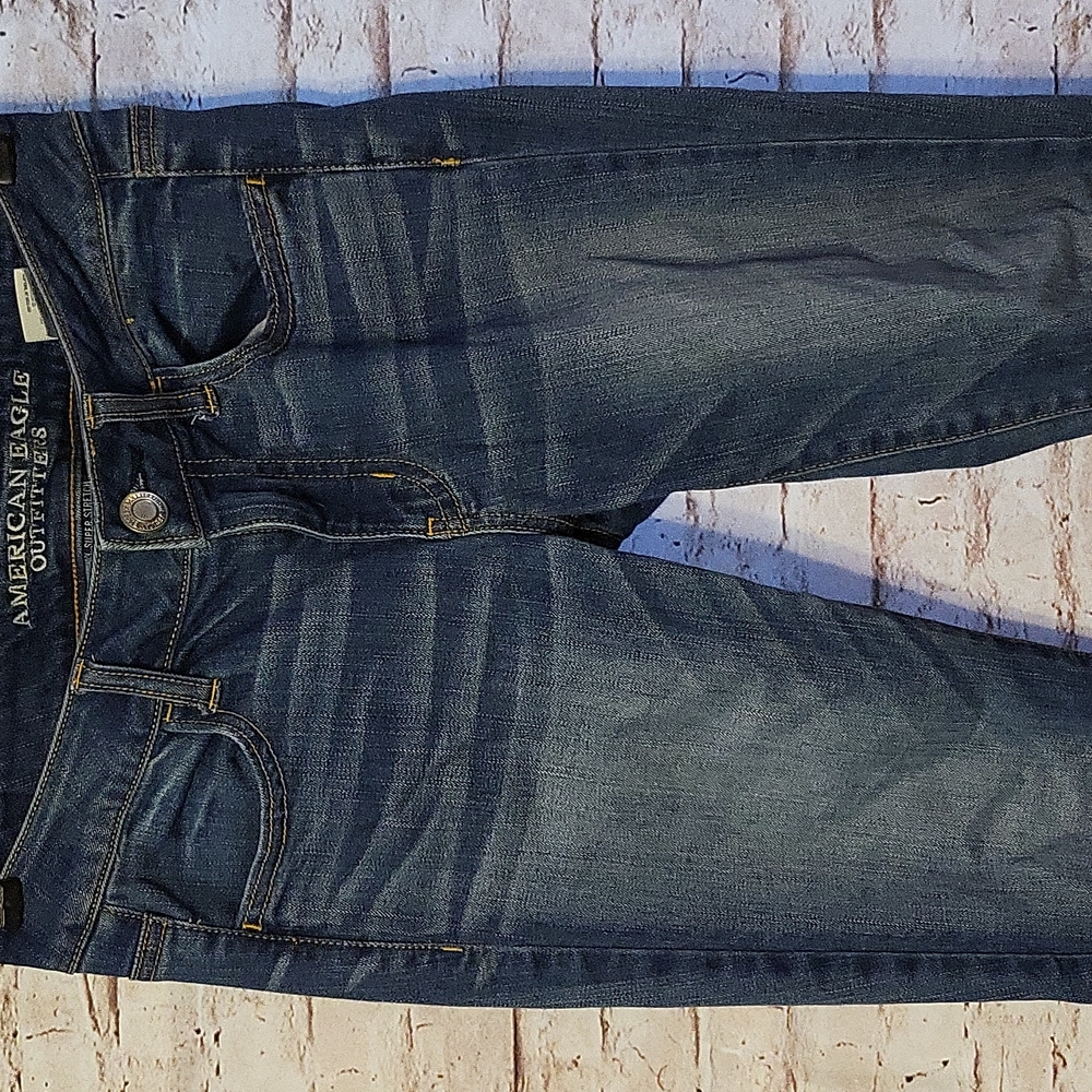 AMERICAN EAGLE OUTFITTERS JEGGING SZ 4 LIKE NEW - Picture 5 of 10